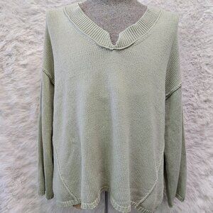 American Eagle Outfitters Mens Over Size Light Green Sweatshirt